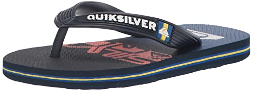 Quiksilver Boy's Strap Flip-Flop, Black 1, 5 Big Kid