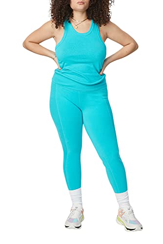 Bandier x Sincerely Jules_The Meadow Legging Aqua-XS