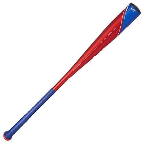 Axe Bat 2023 Hero (-11, 2-1/2") USABat Baseball Bat, 1-Piece Alloy, Red/Blue (27" / 16 oz.)