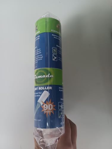 Sticky Lint Roller for Pet Hair: Lint Remover for Dog Cat Hair Mega Value Set 540 Sheets 2 Handles+6 Rollers Fur Removal for Clothes Couch Furniture