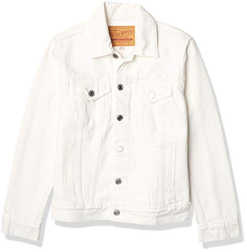 Lucky Brand womens Tomboy Trucker Denim Jacket, Clean White, X-Small US