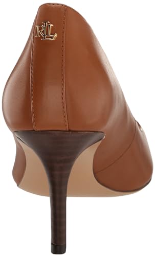 Lauren Ralph Lauren, Women, Lanette Pump, Deep Saddle Tan, 11
