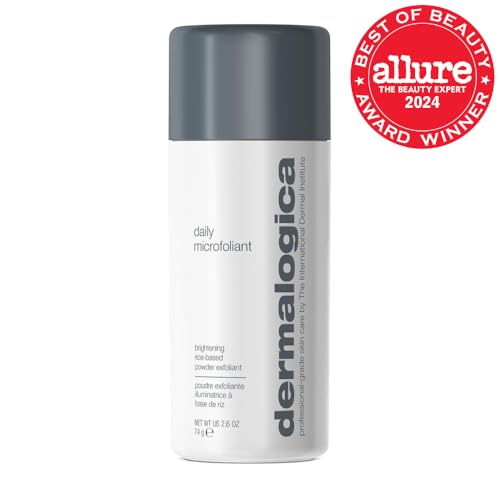 Dermalogica Daily Microfoliant, Face Exfoliator Scrub Powder with Salicylic Acid and Papaya Enzyme, Achieve Brighter, Smoother Skin Daily