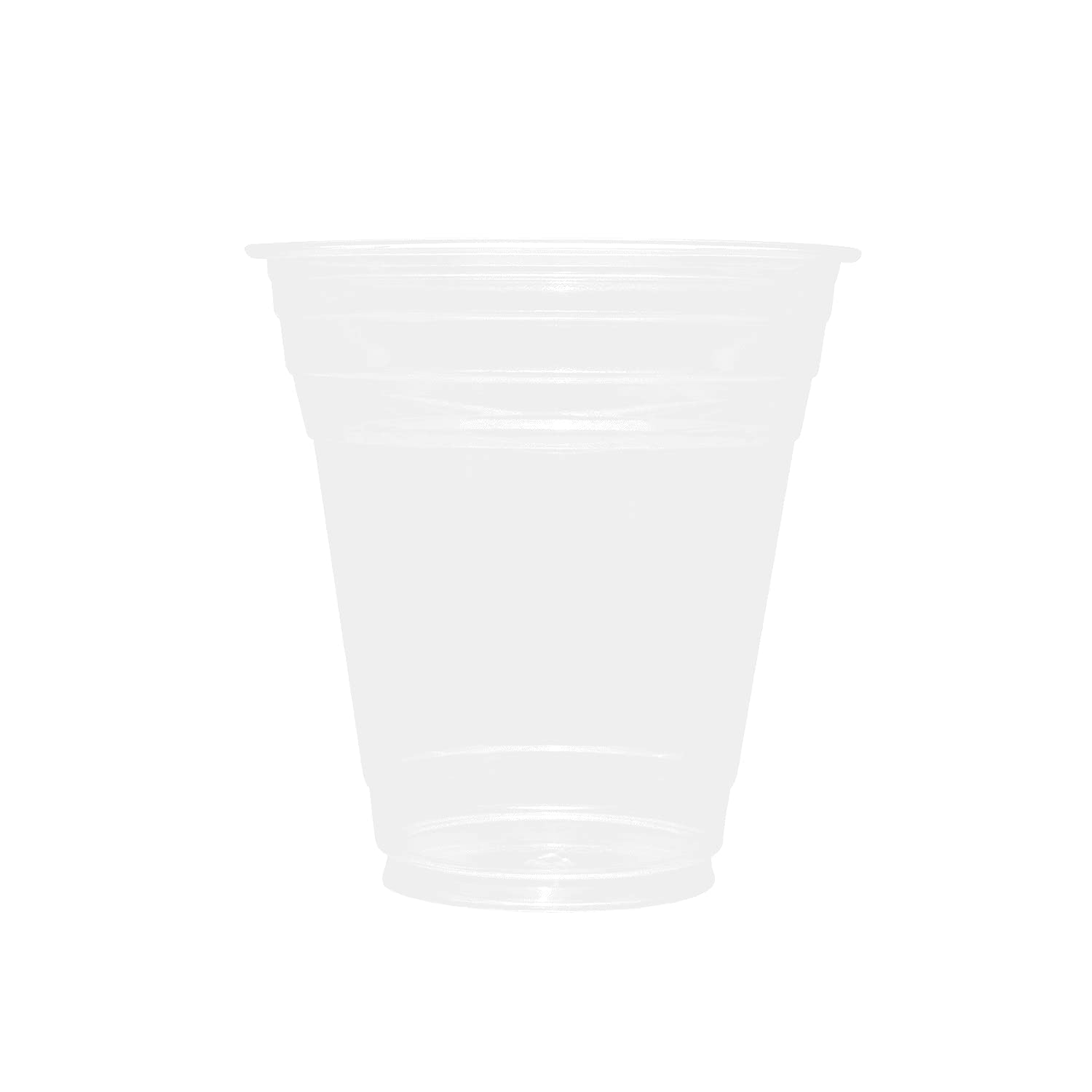 Karat [1,000 ct] 12oz Plastic Cups, Clear Disposable Cold Cups for Iced Coffee, Smoothies, Cocktail, and Water, 98mm