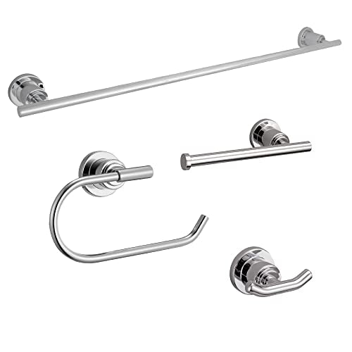 Design House 560334 Geneva Contemporary Double Robe Hook for Bathroom Bedroom Closet or Kitchen, 2.78 x 1.85 x 2.23, Polished Chrome