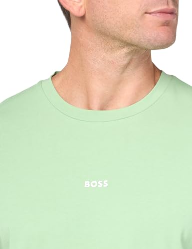 BOSS Small Chest Logo Regular Fit Cotton T-Shirt