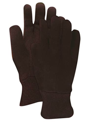 MAGID JerseyMaster 8 oz. Clute Pattern Jersey Gloves with Knit Wrist, 12 Pairs, T92C