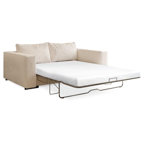 Milliard 4.5 Inch Memory Foam Replacement Mattress with Breathable, Waterproof and Washable Cover for Full Size Sleeper Sofa and Couch Beds (Sofa Not Included) - Full