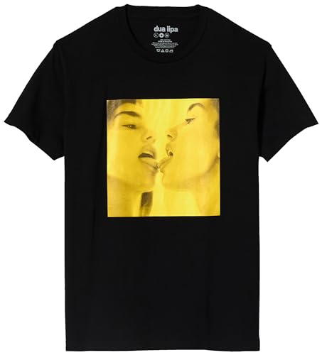 Dua Lipa Unisex's Standard Official Merch Houdini T-Shirt, Black