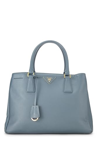 Prada, Pre-Loved Blue Saffiano Executive Tote Medium, Blue