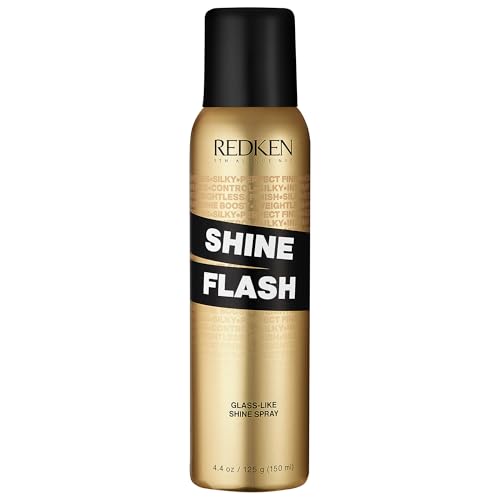 Redken Shine Flash 02 Glistening Mist - For All Hair Types, Instantly Adds Shine, Citrus Fragrance