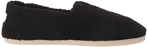 TOMS Men's Alpargata 3.0 Loafer Flat, Black Faux Shearling, 13