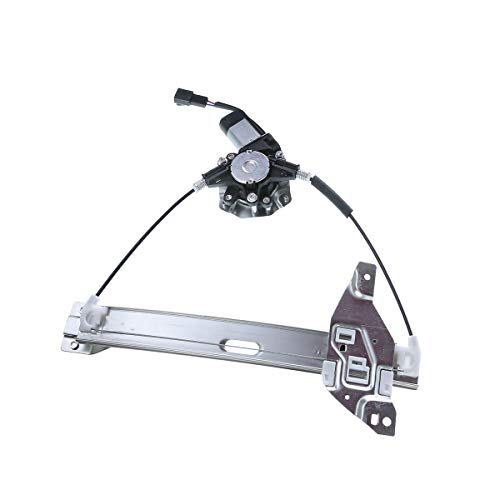 YHTAUTO Rear Power Window Regulator Driver Side with 2-Pin Motor Assembly for Chevy Impala 2006-2013, Impala Limited 2014-2016, Sedan