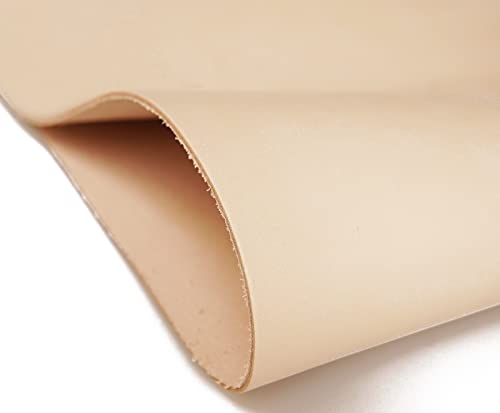 Genuine Leather Sheets Tooling Leather Full Grain Leather 3.6mm-4.0mm (9-10oz) Thick Cowhide Leather Pieces Square for Crafts Heavy Weight (Sienna, 12"x24“)