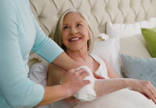 No-Rinse Body Bath, 8 fl oz - Leaves Skin Clean, Refreshed and Odor-Free, Rinse-Free Formula (Pack of 2) - Makes 8 Complete Baths Per Bottle