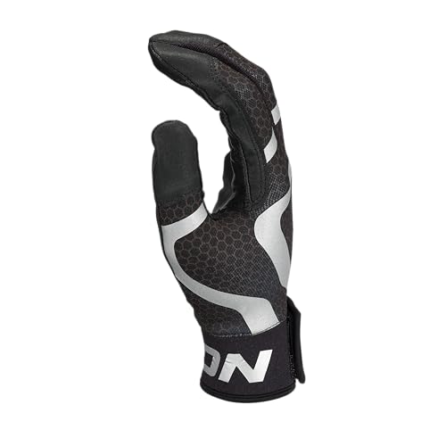 Easton | MAV GT Baseball Batting Gloves | Black/Black | Youth Small