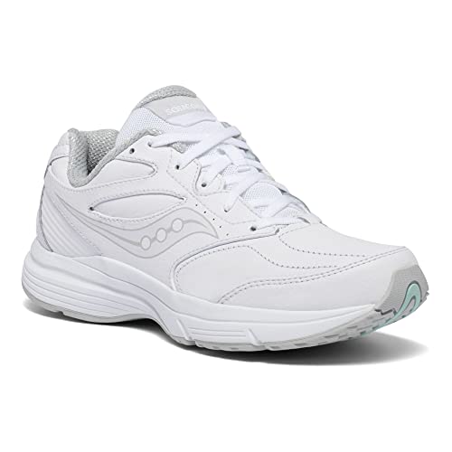 Saucony Women's Integrity Walker 3 Walking Shoe, White, 6.5 Narrow