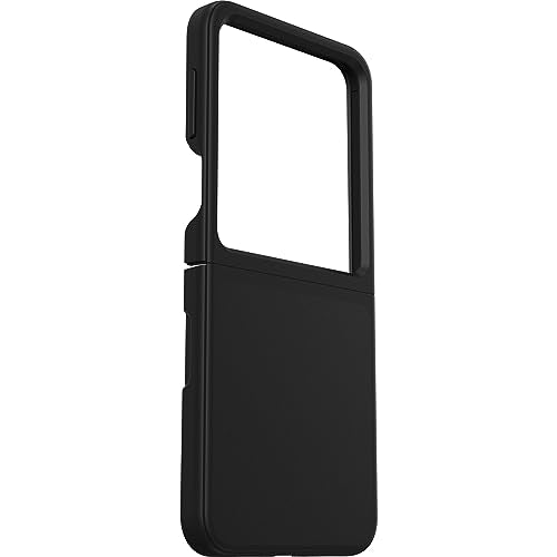 OtterBox Galaxy Z Flip5 Thin Flex Case - BLACK, ultra-slim, hard case with soft edges, 5G and wireless charging compatible