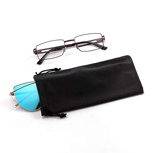 Pink Sunglasses Case Pouch Soft -3 Pack Eyeglasses Sleeve for Women Eyewear Storage Bag Microfiber