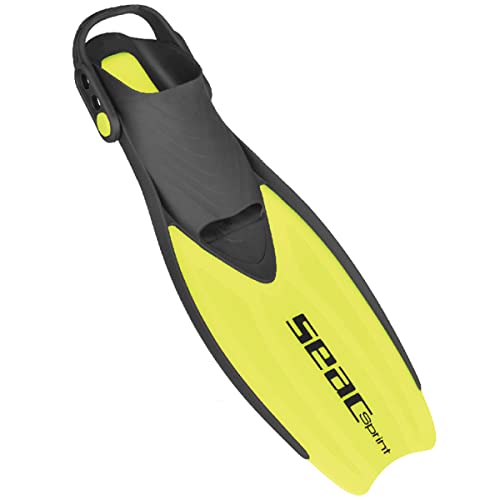 Seac Sprint Snorkeling Fins - Black, Large/X-Large