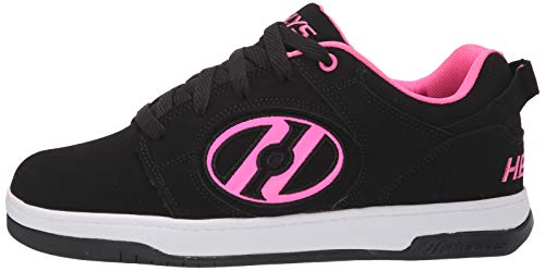 Heelys Low-Top Wheeled Heel Shoe, Black Multicolor, 5 US Unisex Big Kid