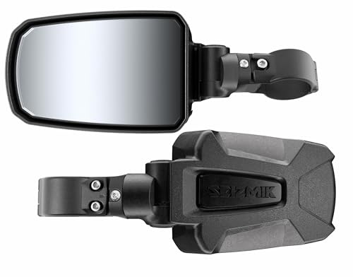 Seizmik Pursuit UTV Side View Mirror for 1.75 Inch Round Tube UTV Models | Set of 2 | Compatible with Select Yamaha, Kawasaki, Polaris, Kawasaki and CFMOTO UTV SXS Models