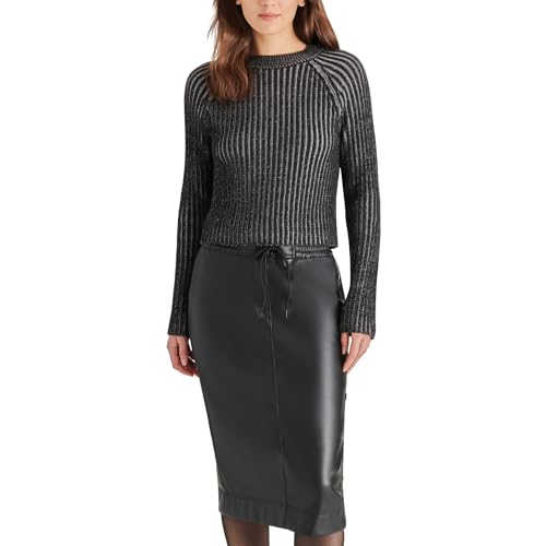 Steve Madden Apparel Women's AMI Sweater, Black