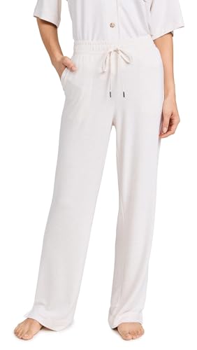 PJ Salvage Women's Loungewear Jammie Essentials Pant, Oatmeal, XS