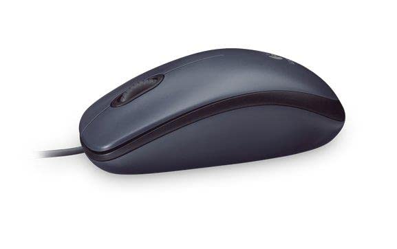Logitech Wired Mouse M90 Black USB
