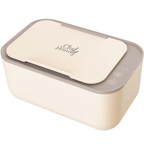 Baby Wipe Warmer, Wipe Warmer and Baby Wet Wipes Dispenser, Smart Precise Temperature Control Large Capacity Evenly Overall Heating Silence, Wipes Warmer for Babies Portable Wipe Warmer (White)