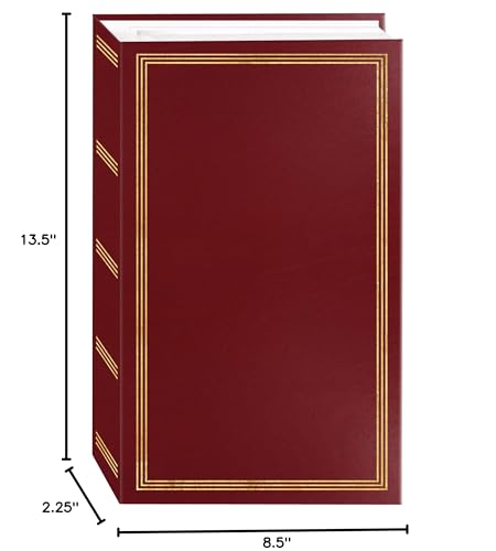 3-Ring Photo Album 504 Pockets Hold 4x6 Photos, Cobalt Breeze Design