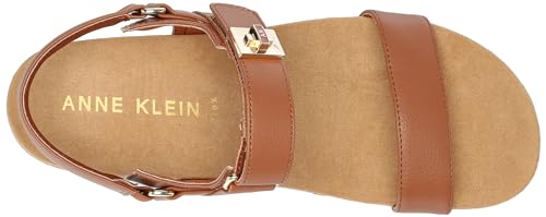 Anne Klein Women's Violette Wedge Sandal, Denim, 11