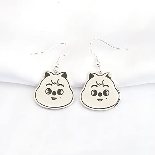 Stay Earrings Skz Member Gift Stay Merch Stay Fan Gift Stay Animal Charms Earrings (Bear)