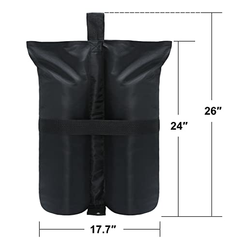 ABCCANOPY Heavy Duty Weight Bags, Black（115lb）