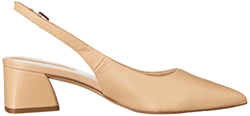 Franco Sarto Womens Racer Slingback Low Block Heel Pointed Toe Pump, Fuchsia, 5.5