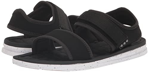 Volcom Men's V.CO Draft Sport Sandal, Black White, 6