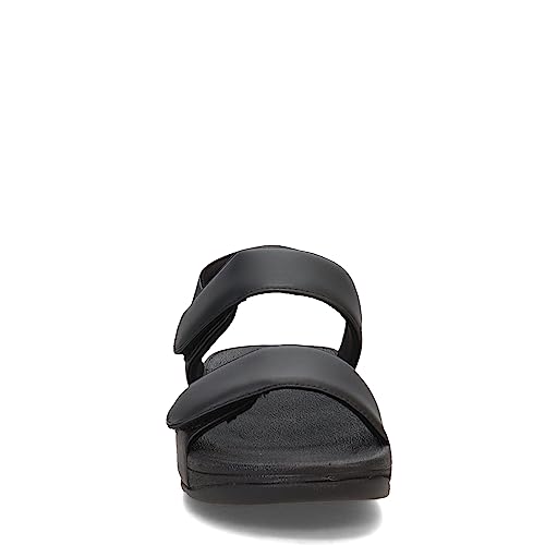 Fitflop Women's Ankle-Strap Sandal, All Black, 6.5