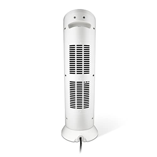 Lasko Oscillating Digital Ceramic Tower Heater for Home with Overheat Protection, Timer and Remote Control, 22.75 Inches, 1500W, White, 5165, Medium