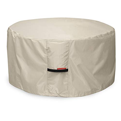 Porch Shield Fire Pit Cover - Waterproof 600D Heavy Duty Square Patio Fire Pit Table Cover Beige - 50 x 50 inch