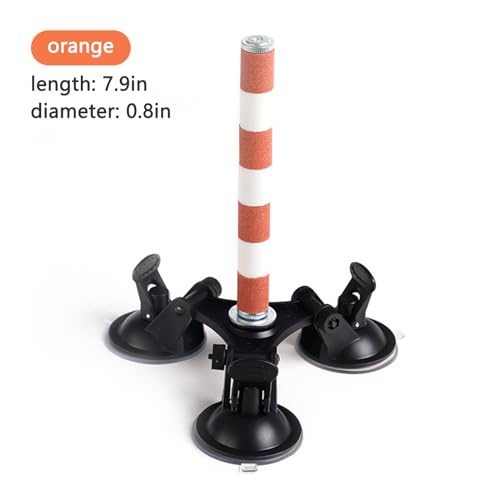 ZixmiX Fanlahmtasy Bird Perch - Multi-Functional Perch Stand for Birds with Bird Shower Perch Function, Ideal Window Perch for Birds with Secure Suction Cup Installation (orange0.8in)