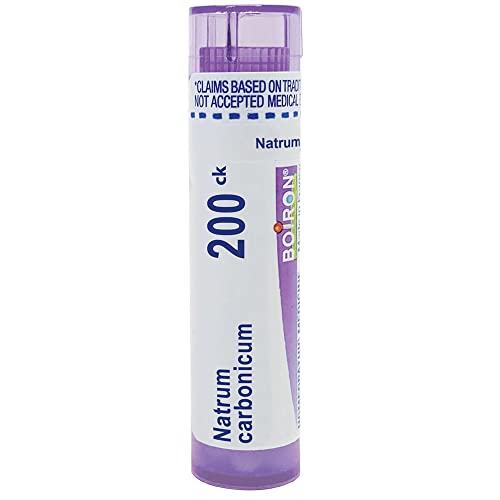 Boiron Natrum Carbonicum 12C Md 80 Pellets for Post Nasal drip or Headache Due to Sun Exposure (Pack of 2)