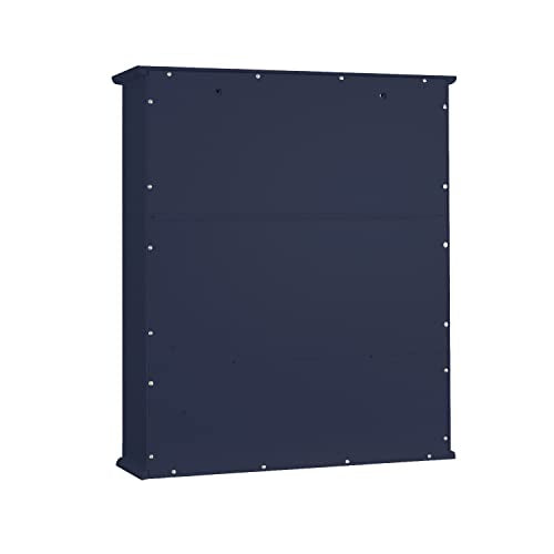TaoHFE Black Bathroom Cabinet,Bathroom Wall Cabinet 2 Door Adjustable Shelves,Over The Toilet Storage Cabinet,Black Bathroom Cabinet Wall Mounted,Medicine Cabinets for Bathroom Laundry Room Kitchen