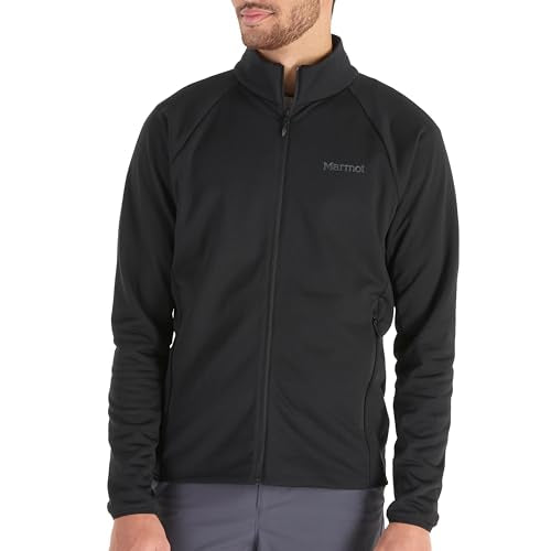 MARMOT Men's Leconte Fleece Jacket, Black, Small