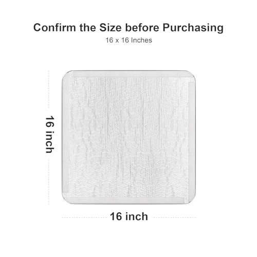 RV Roof Sunroof Shade Cover 16 x 16 Inch Sun Blackout Fabric Roof Ventilation Skylight Fan Vent Cover Window Sun Shade for Camper Travel Trailer Accessories