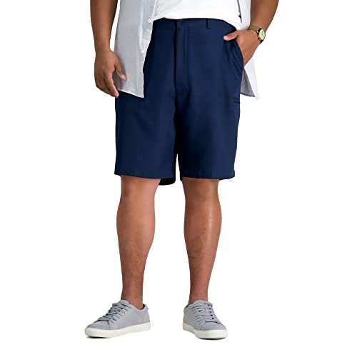 Haggar Men's The Active Series Performance Short Reg. and Big & Tall Sizes, Navy, 44