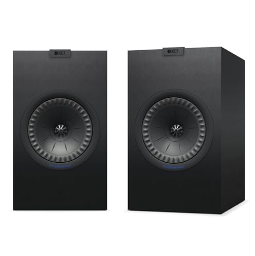 KEF Q350 Bookshelf Speakers - Pair (Black)
