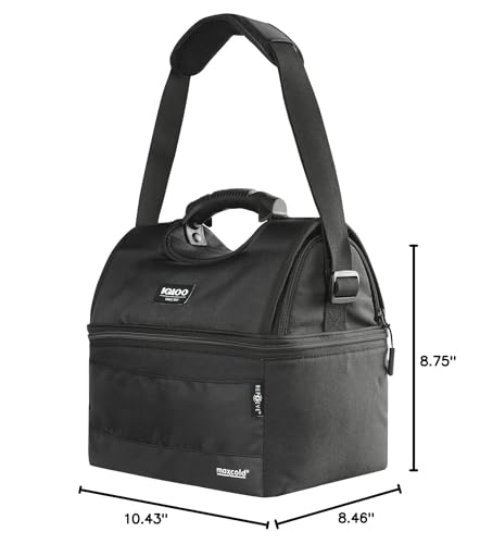 Igloo Black Evergreen 16 Can Softsided Gripper Bag