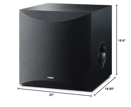 Yamaha Audio 10" 100W Powered Subwoofer - Black (NS-SW100BL)