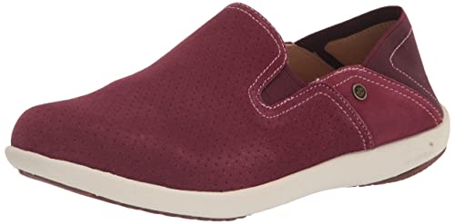 Spenco Women's Sterling Convertible Mule, Burgundy, 8.5 Wide