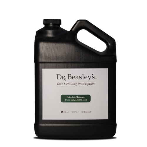 Dr. Beasley's Interior Cleanser for Autos - Multi-Purpose Cleaner, Eliminates Organic Contaminants, No Oily Residue, Gentle on Plastic, 1 Gal